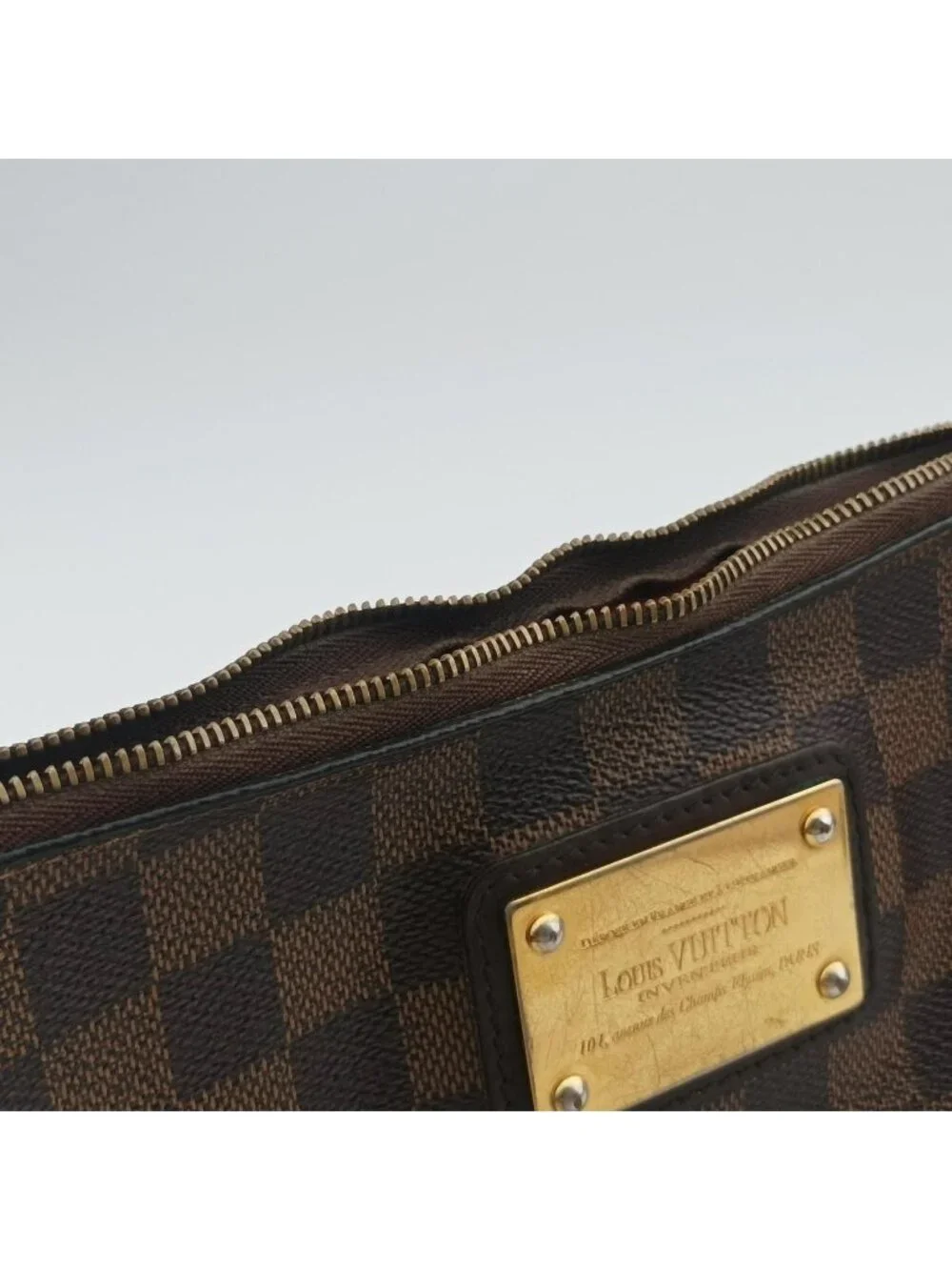 Louis Vuitton Ebene Damier Canvas Handbag